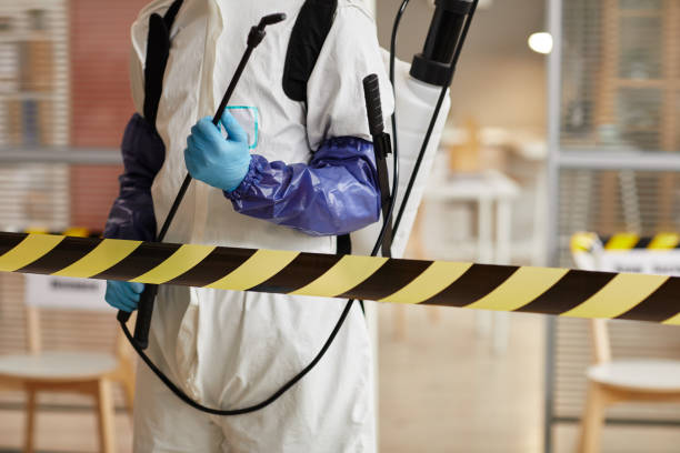Professional Trauma Scene Cleanup technician working in Louisville, OH